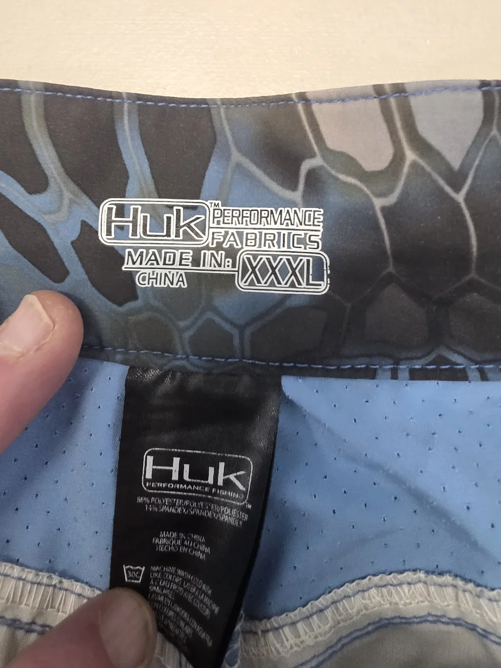 Huk Performance Fishing Board Shorts Men's Size XXXL Inseam 9.5.